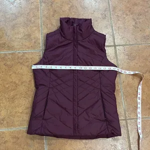 The North Face Down‎ Alpz Vest 550 Fill Medium Maroon size XS thumbnail 13