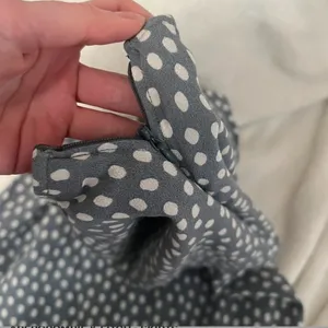 Abercrombie & Fitch Polkadot Midi Skirt ruched slit thumbnail 5