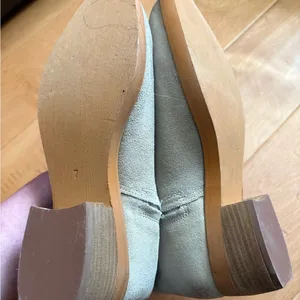 Diba True Get Crackin' western booties boots cowgirl beige suede sz 7 thumbnail 7