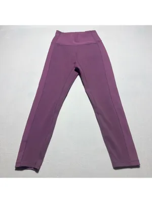 P’TULA x HB Women’s Medium Purple High Rise Ribbed Panel Leggings Yoga thumbnail 4
