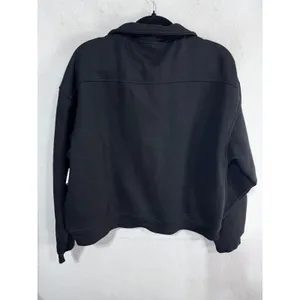 Hype and Vice Crop XL Black West Virginia WVU Half Zip Sweatshirt Collegiate New thumbnail 5