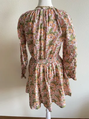 J. Crew Smocked-waist mini dress in Liberty of London Butterfield Poppy fabric thumbnail 8