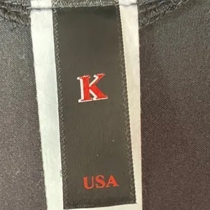 K Mock Neck Front‎ Zip Thigh Length Black Bodysuit thumbnail 11