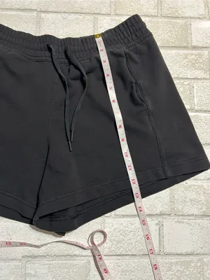 Athleta Black Drawstring Lounge Shorts Size Small thumbnail 5