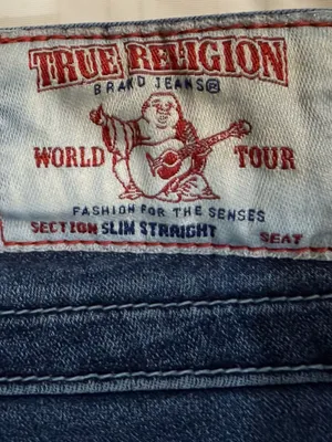 True Religion Slim Straight Medium Wash 5 Picket Jeans. Size 27 thumbnail 5