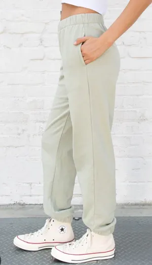 Brandy Melville green sweatpants thumbnail 1