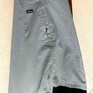 Grey’s Anatomy Mia mid-rise scrub pants in blue thumbnail 2