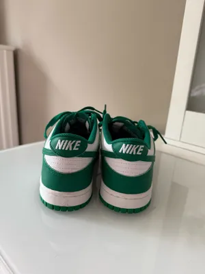 Green Nike Dunk Low thumbnail 2
