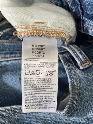 OLD NAVY High-Rise Wow Barrel Leg Jeans Medium Wash Denim Size 6 Short thumbnail 13