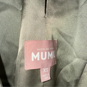 show me your mumu XS Say I Do Short Romper‎ Mass Green Satin thumbnail 4