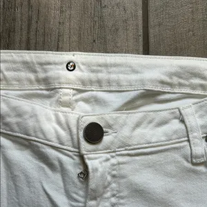 White Slim Straight Jeans Size 32 thumbnail 4
