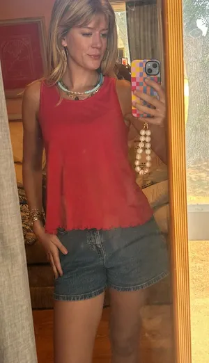 Target Cute red tank thumbnail 1
