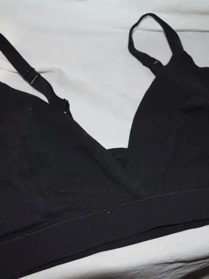 NWT No Boundaries Pullover Knit Cami Bralette, Black, XXXL(0251) thumbnail 2