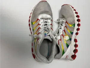 K-Swiss Tubes Running Shoes Women’s Size 9 White Rainbow Mesh Sneakers thumbnail 5