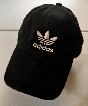 Y2K Adidas Originals Black and White Relaxed Strapback Hat 100% Cotton‎ 2016 thumbnail 1