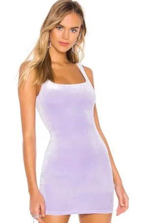Revolve Dress Purple Mini thumbnail 1