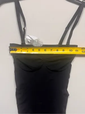 SHAPELLX Shapewear Bodysuits Tummy Control Butt Lifter removable Straps Black thumbnail 8