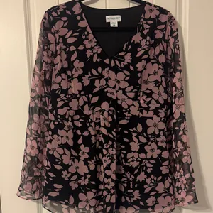 Motherhood maternity‎ floral blouse. Size L thumbnail 3