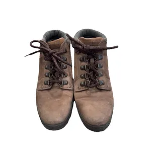 Vintage 90s Timberland Hiking Boots • Women's 6 • Brown Leather thumbnail 3