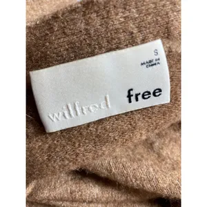 Aritzia Wilfred Free Ryley Wool V Neck Long Sleeve Button Cardigan Sweater Top S thumbnail 6