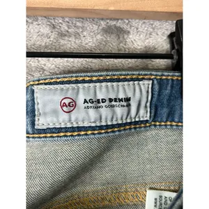 AG Adriano Goldschmied The Jodi Crop‎ Jeans 27 High Rise Slim Flare Distressed thumbnail 6