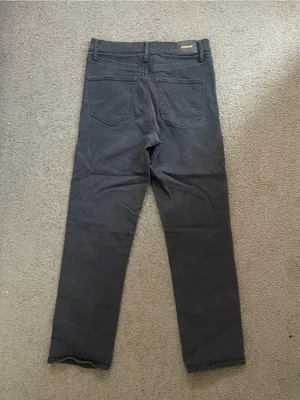 Express Women’s Straight ankle Leg high rise Jeans — Black thumbnail 2