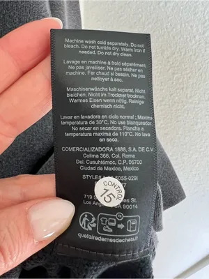 Anine Bing Dallas Ramona Sweatshirt University of Dallas in Washed Black NWT thumbnail 9