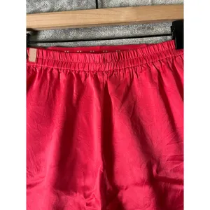 Lunya 100% Silk Tulip Shorts Hot Pink Lounge Sleepwear Pajama Bottoms Small thumbnail 4