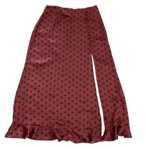 Zara MIDI Polka Dot Mauve & Olive Green Skirt Set(Size XS) thumbnail 7