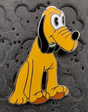 Disney parks vintage Art of Disney old-fashioned Pluto doll plush trading pin thumbnail 1