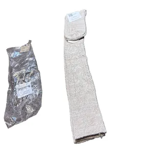Pudus Beige Knee High Sweater Socks Size 6 thumbnail 5