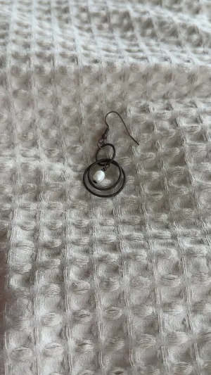 Earrings and Necklace Set Brown thumbnail 2
