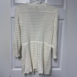 DKNY Cream Knit Cardigan thumbnail 4