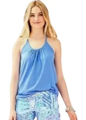 Lilly Pulitzer Lacy Tank Blue Small thumbnail 1
