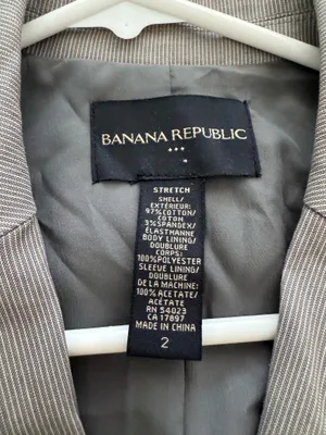 Banana Republic Grey Suit Jacket  thumbnail 6