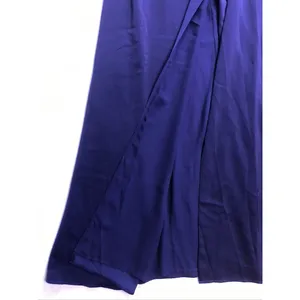 Lulus Maxi Dress Womens Size M Navy Blue Cowl Neck Satin Formal Gown New thumbnail 5