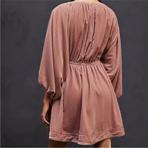 - Free people Portia velvet mini dress thumbnail 4