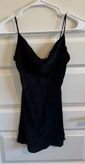 Zara Black Mini Dress thumbnail 1
