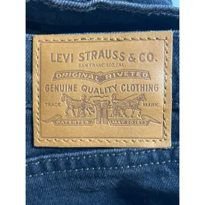 Levi's Wedgie Women's Blue Dark Wash High Waisted Straight Denim Jeans Size 26 thumbnail 5