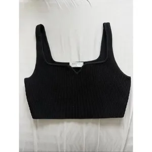 Aritzia Babaton Sculpt Knit Notch Tank Black thumbnail 4