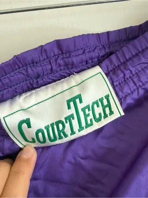 Purple Women's Elastic-Waist Track Pants thumbnail 2
