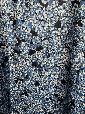 Tuckernuck Tnuck Sport Short Sleeve Floral Top Shirt Round Neck Blue Medium thumbnail 9