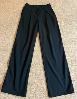 Wild Fable Black pleated trousers thumbnail 1
