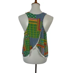 Altar'd State Medium Multicolor Tank Top Sleeveless Boho Festival Retro‎ Y2K thumbnail 3