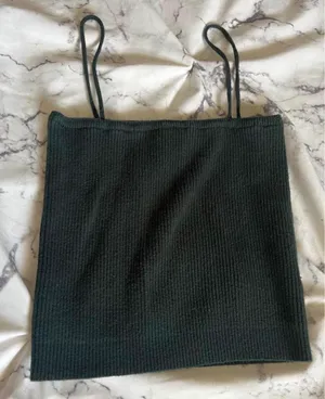 dark forest green Brandy Melville tank top  thumbnail 3