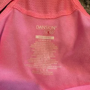 Danskin pink polyester tank top thumbnail 3