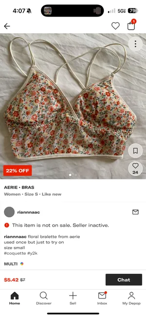 Gilly Hicks Bralette thumbnail 4