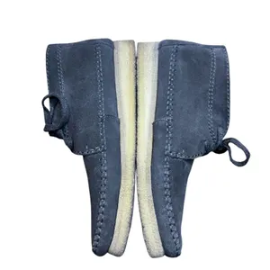 Clarks Boots Womens Size 9.5 Gray Suede Originals Chukka Crepe Ankle‎ Boots thumbnail 5