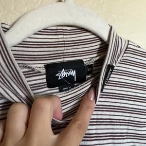 Stussy Striped Long Sleeve Turtleneck Shirt Sz XS multi colored‎ thumbnail 3