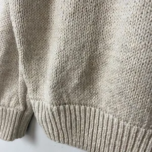 Aerie Mock Neck Sweater Blue Tan Striped Casual Cozy Pullover Size XS‎ thumbnail 4